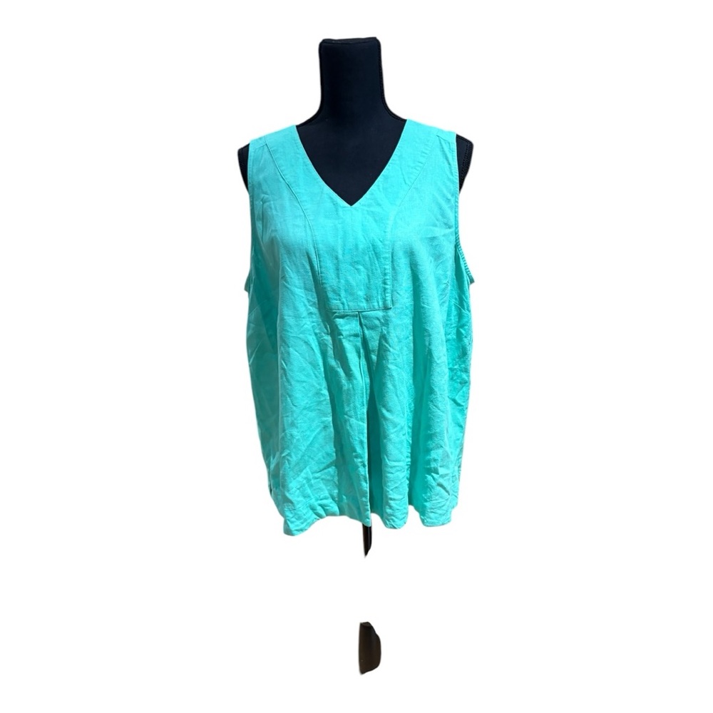 Croft & Barrow Aqua Sleeveless Top